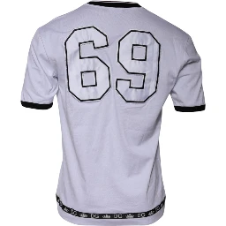 White Jersey Crew Neck Short Sleeves T-shirt