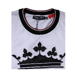 White Jersey Crew Neck Short Sleeves T-shirt