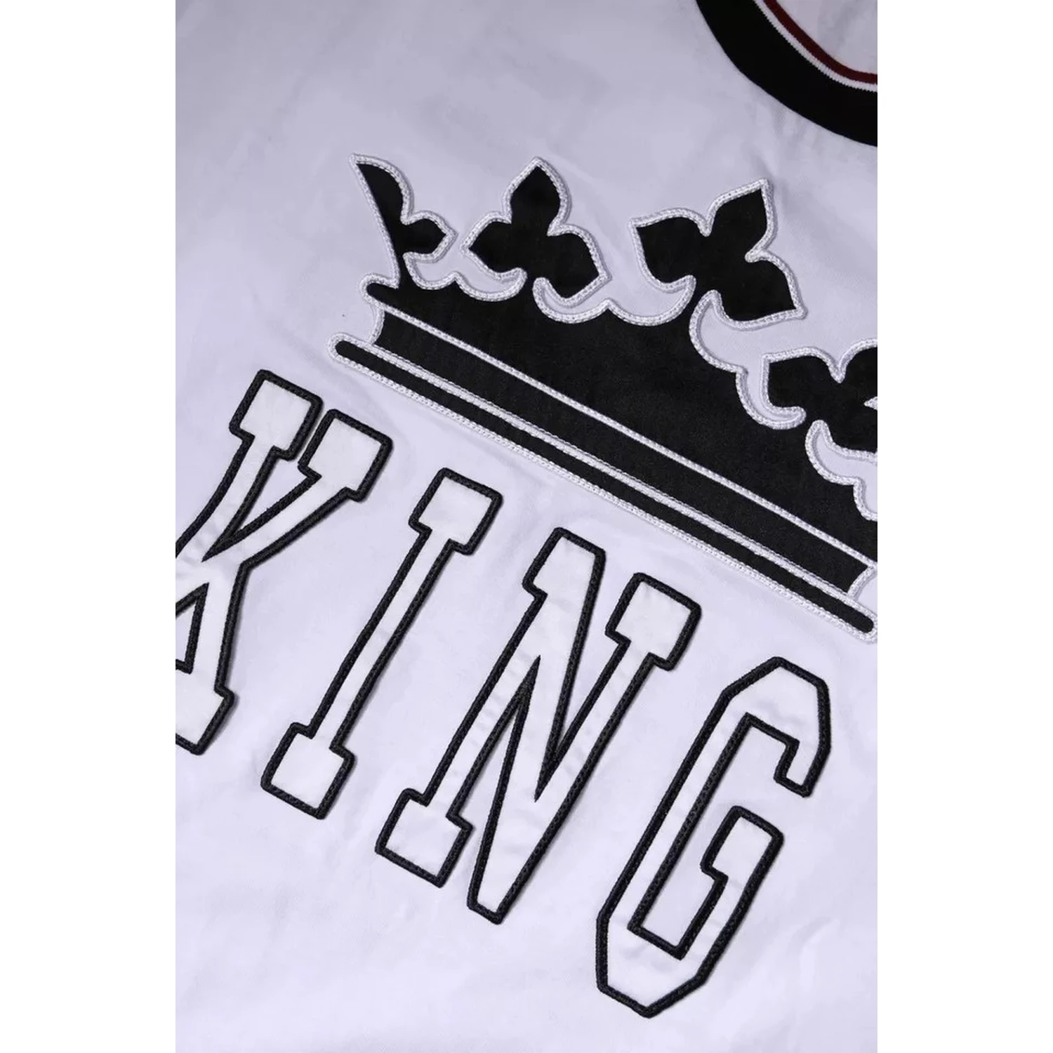 White Jersey Crew Neck Short Sleeves T-shirt