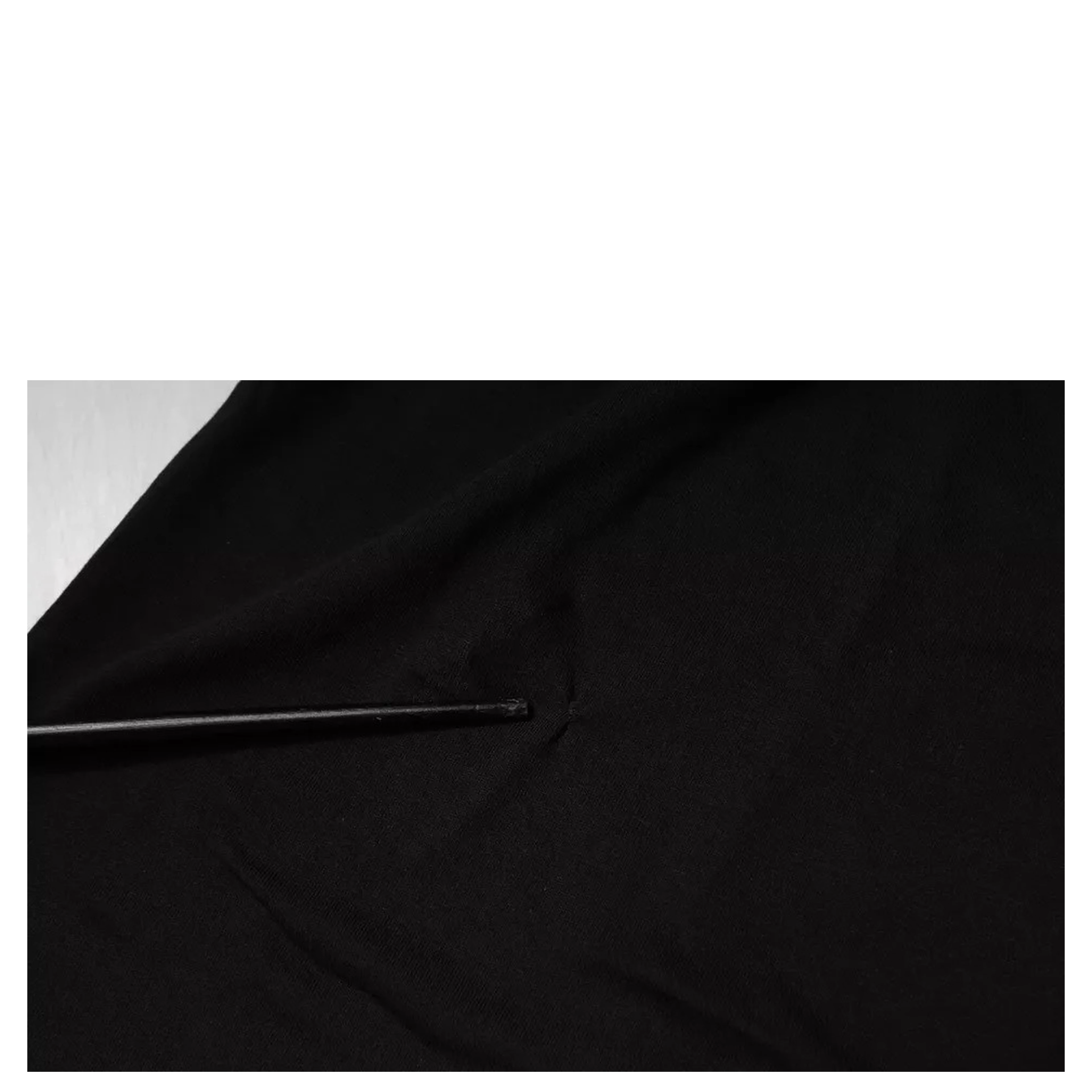 Black Logo Print Cotton Short Sleeves T-shirt