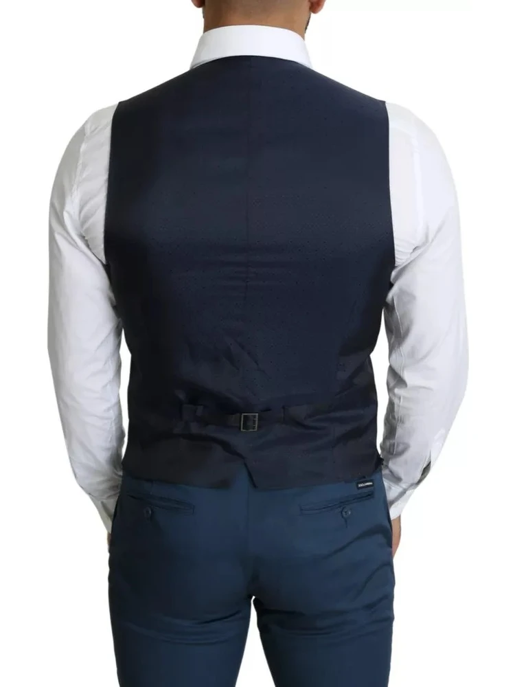 Navy Blue Men Formal Dress Waistcoat Vest alternative