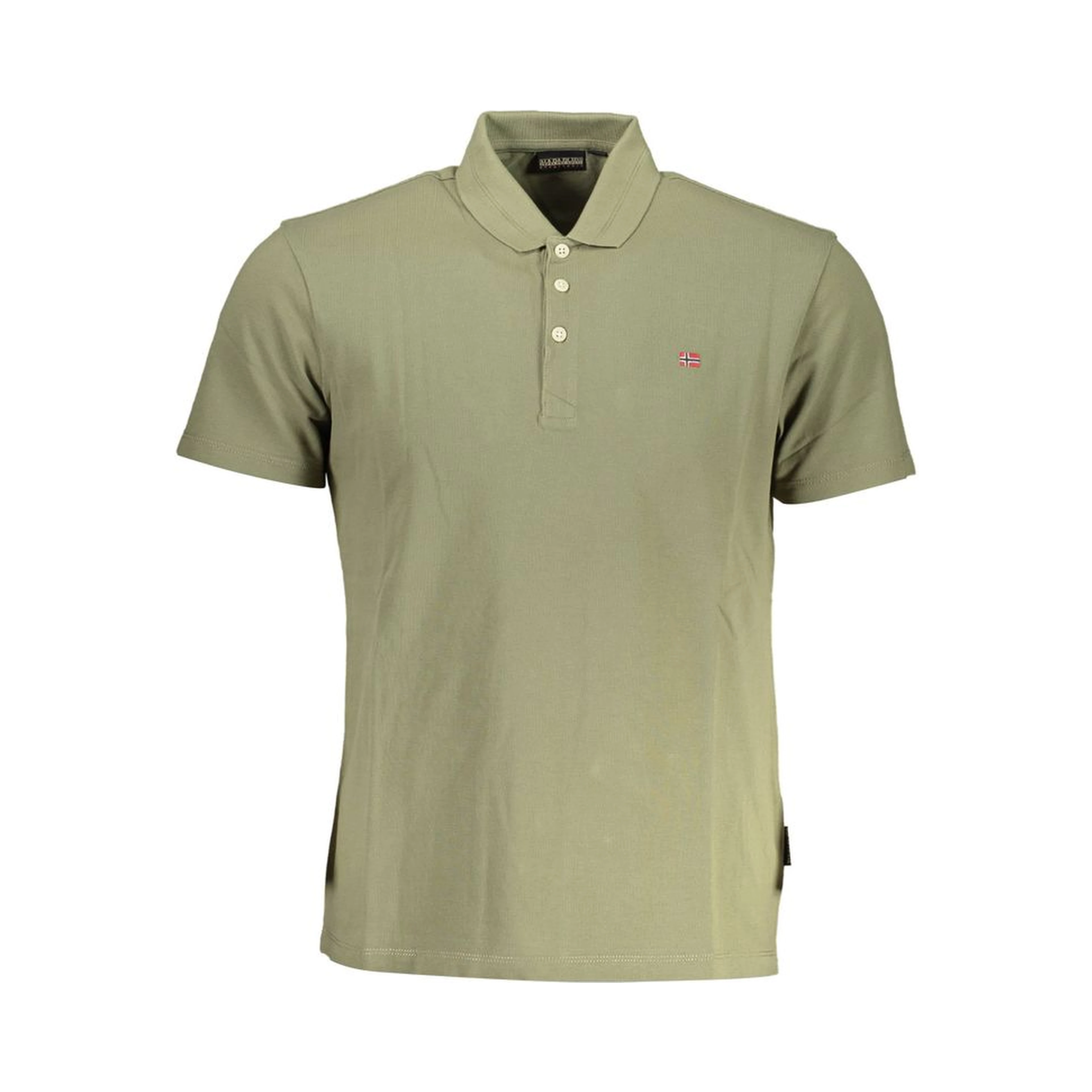 Green Cotton Polo Shirt