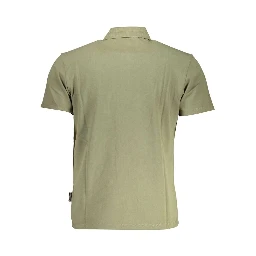 Green Cotton Polo Shirt