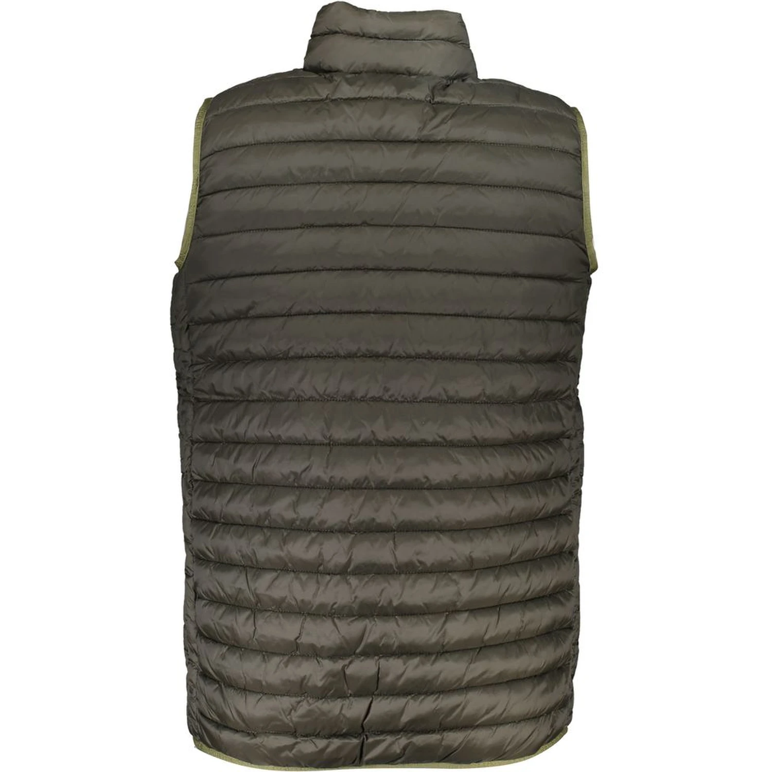 Green Polyamide Sleveless Jacket