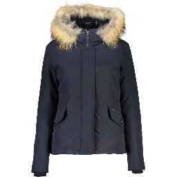 Blue Cotton Jackets & Coat