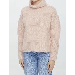 Wool turtleneck sweater
