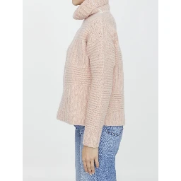 Wool turtleneck sweater