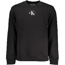 Black Cotton Sweatshirt
