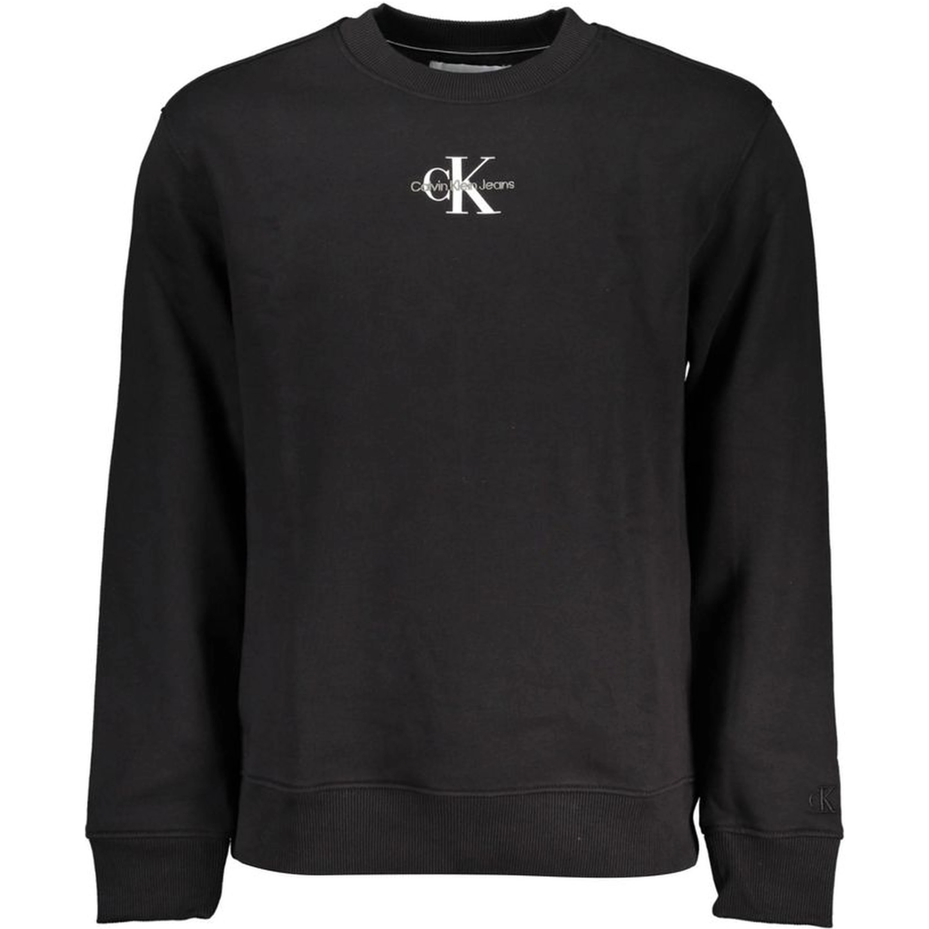 Black Cotton Sweatshirt