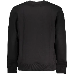 Black Cotton Sweatshirt