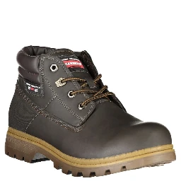 Brown Polyester Ankle