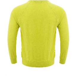 Yellow Cotton Sweatshirt