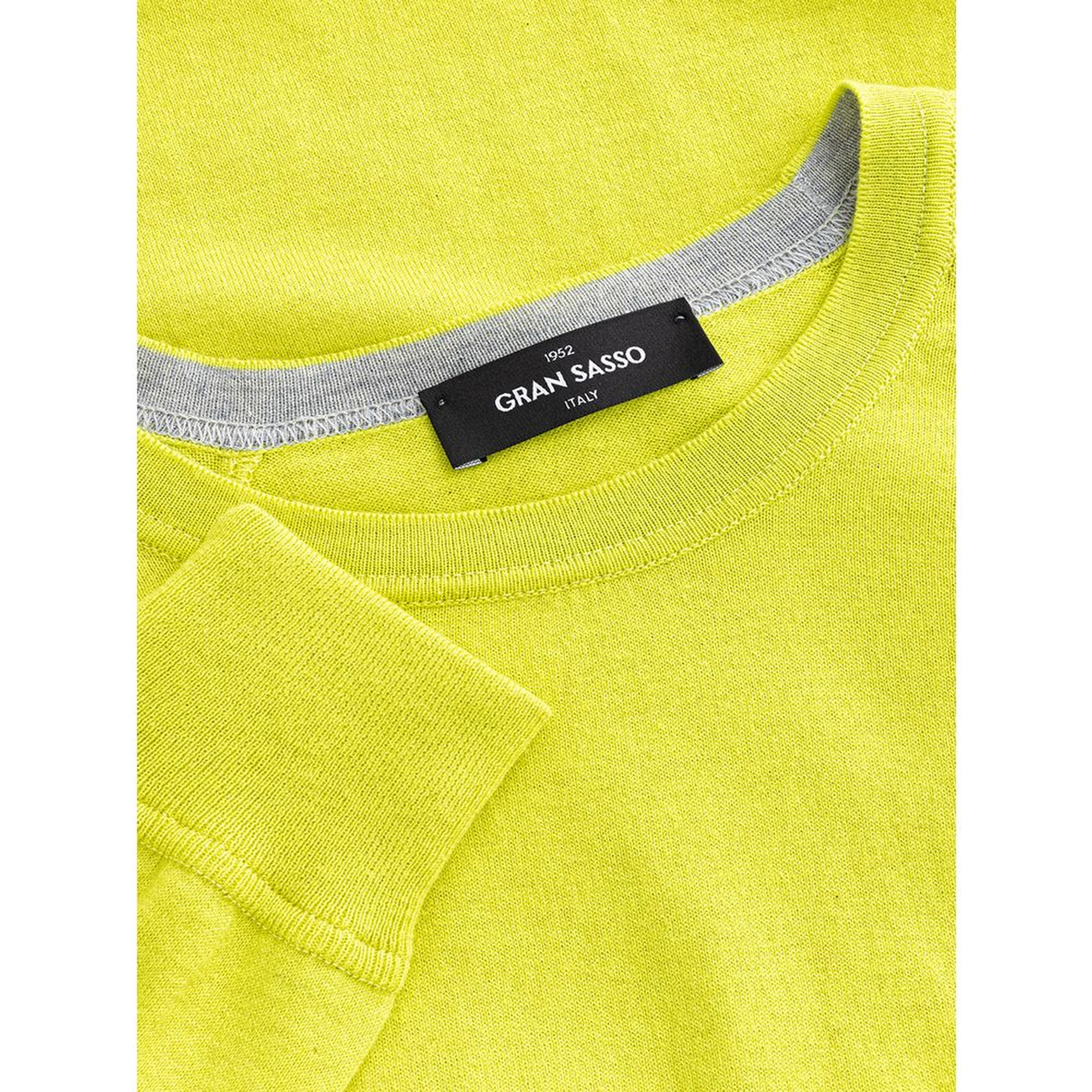 Yellow Cotton Sweatshirt