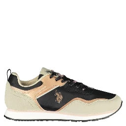 حذاء رياضي أسود من البوليستر