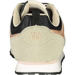 حذاء رياضي أسود من البوليستر