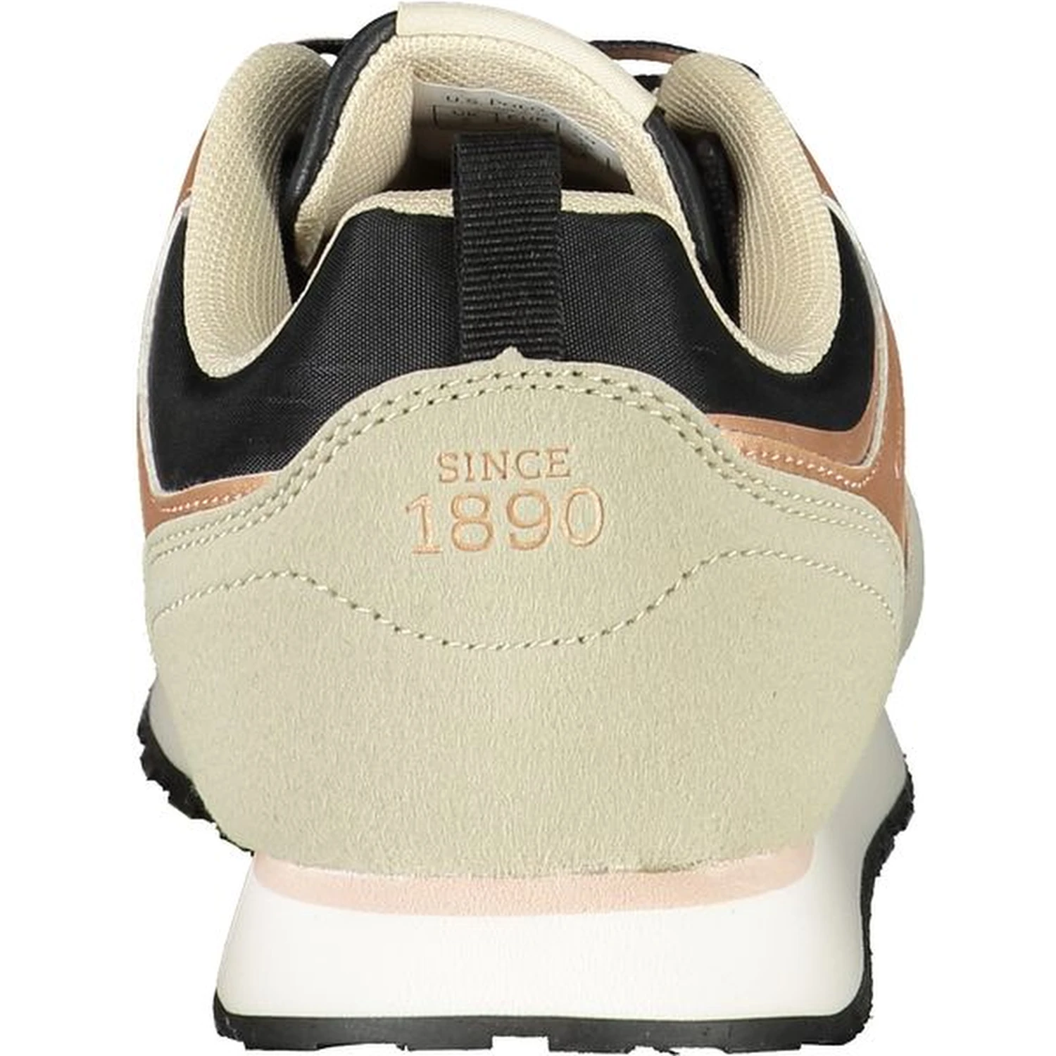 Black Polyester Sneaker
