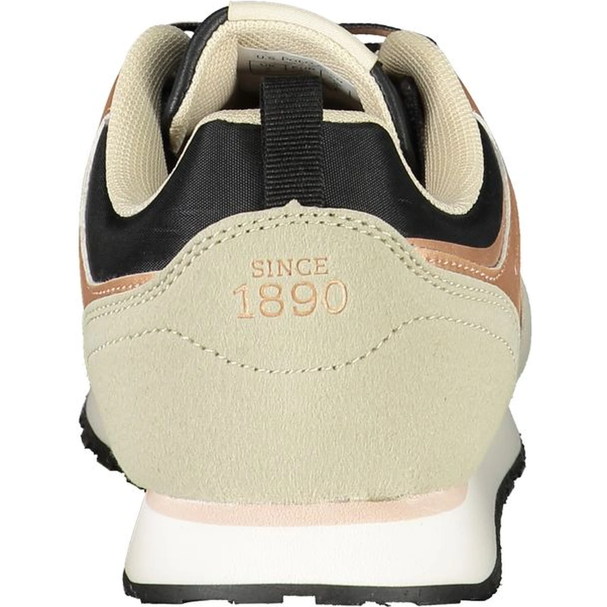 حذاء رياضي أسود من البوليستر