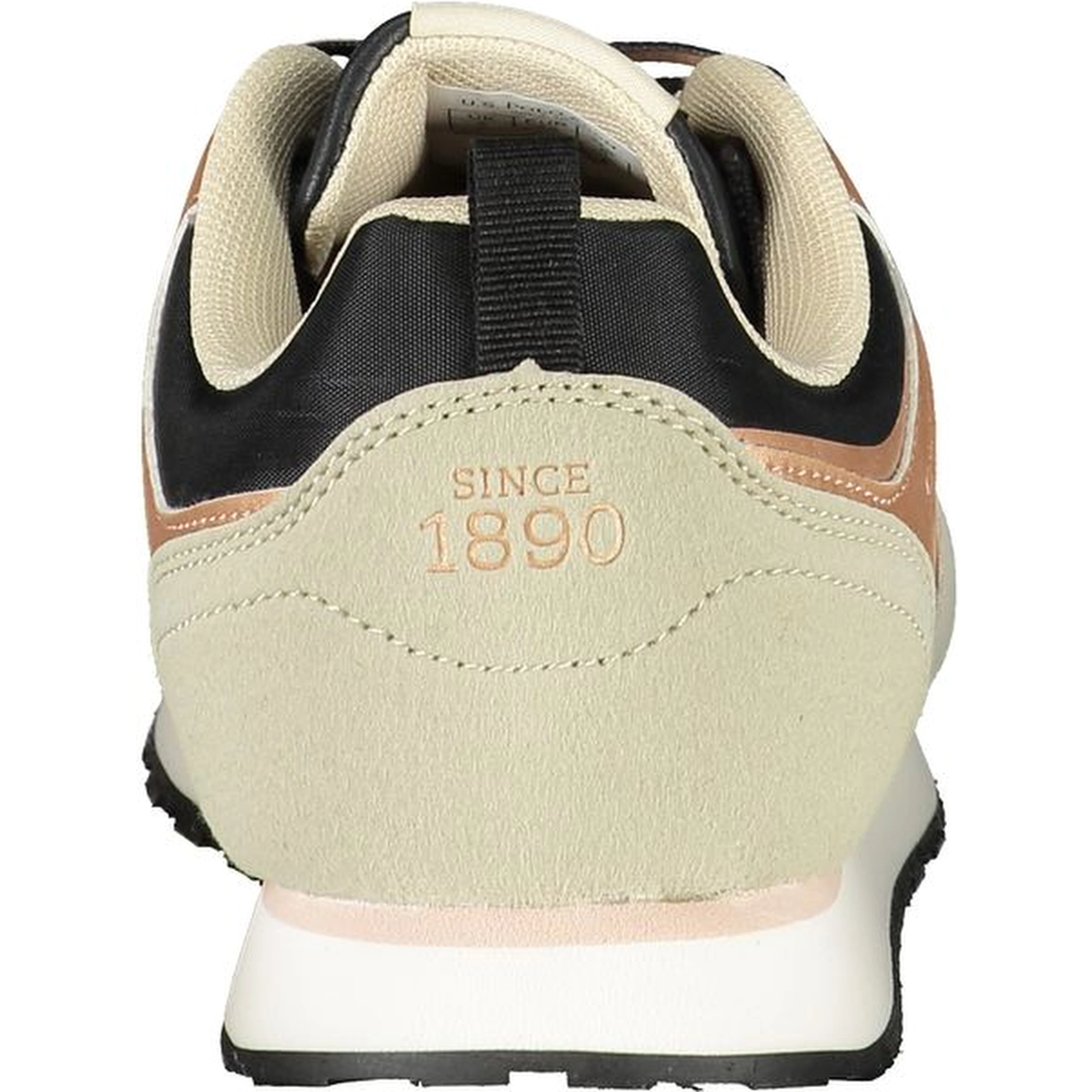 Black Polyester Sneaker