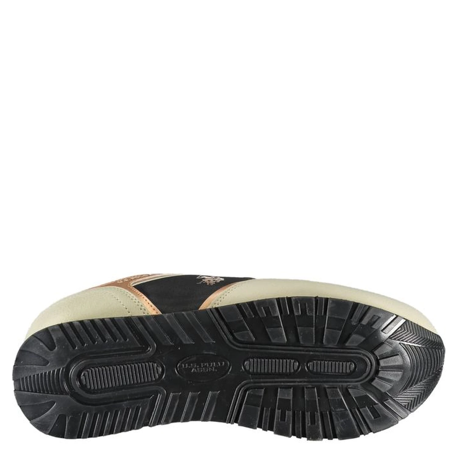 Black Polyester Sneaker