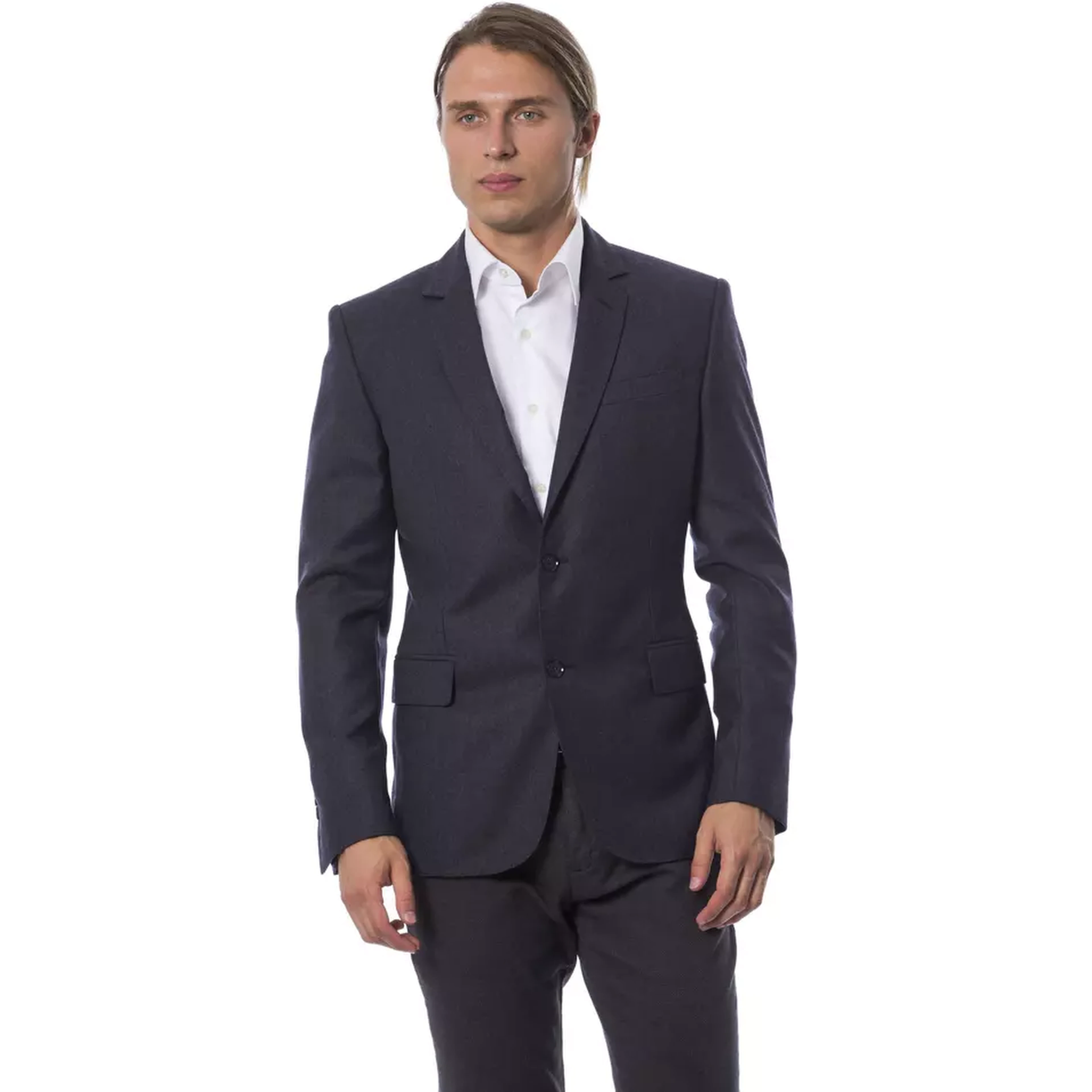 Blue Virgin Wool Blazer