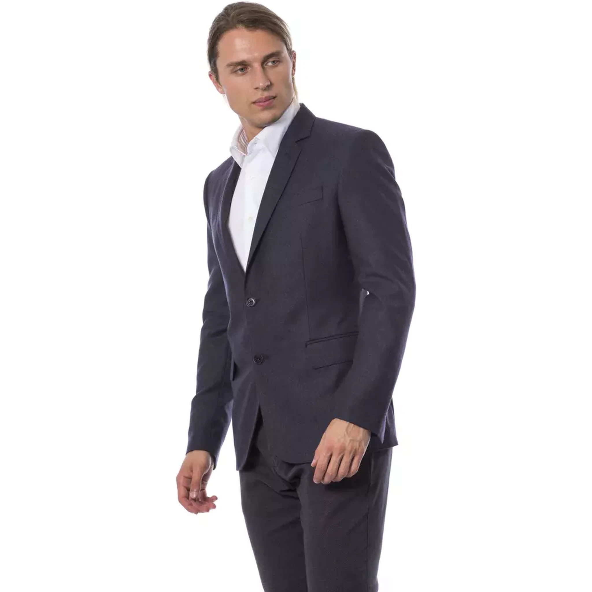 Blue Virgin Wool Blazer