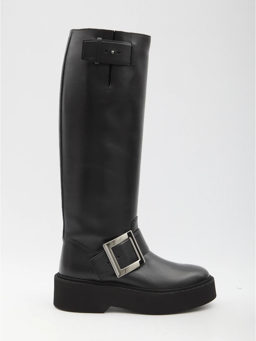 Viv Rangers High Biker Boots