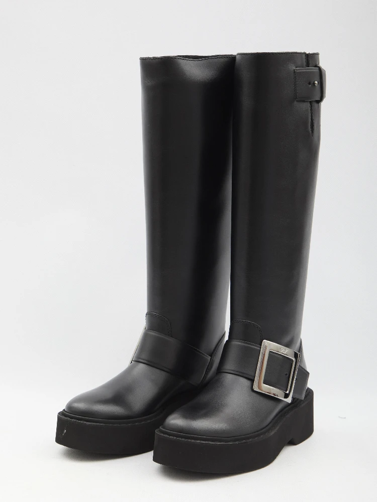 Viv Rangers High Biker Boots alternative