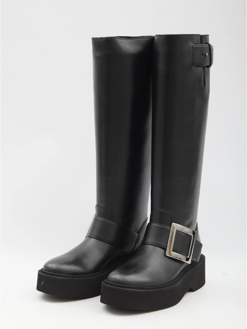 Viv Rangers High Biker Boots