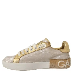 White Portofino Mother Of Pearl Sneakers Casual Shoes
