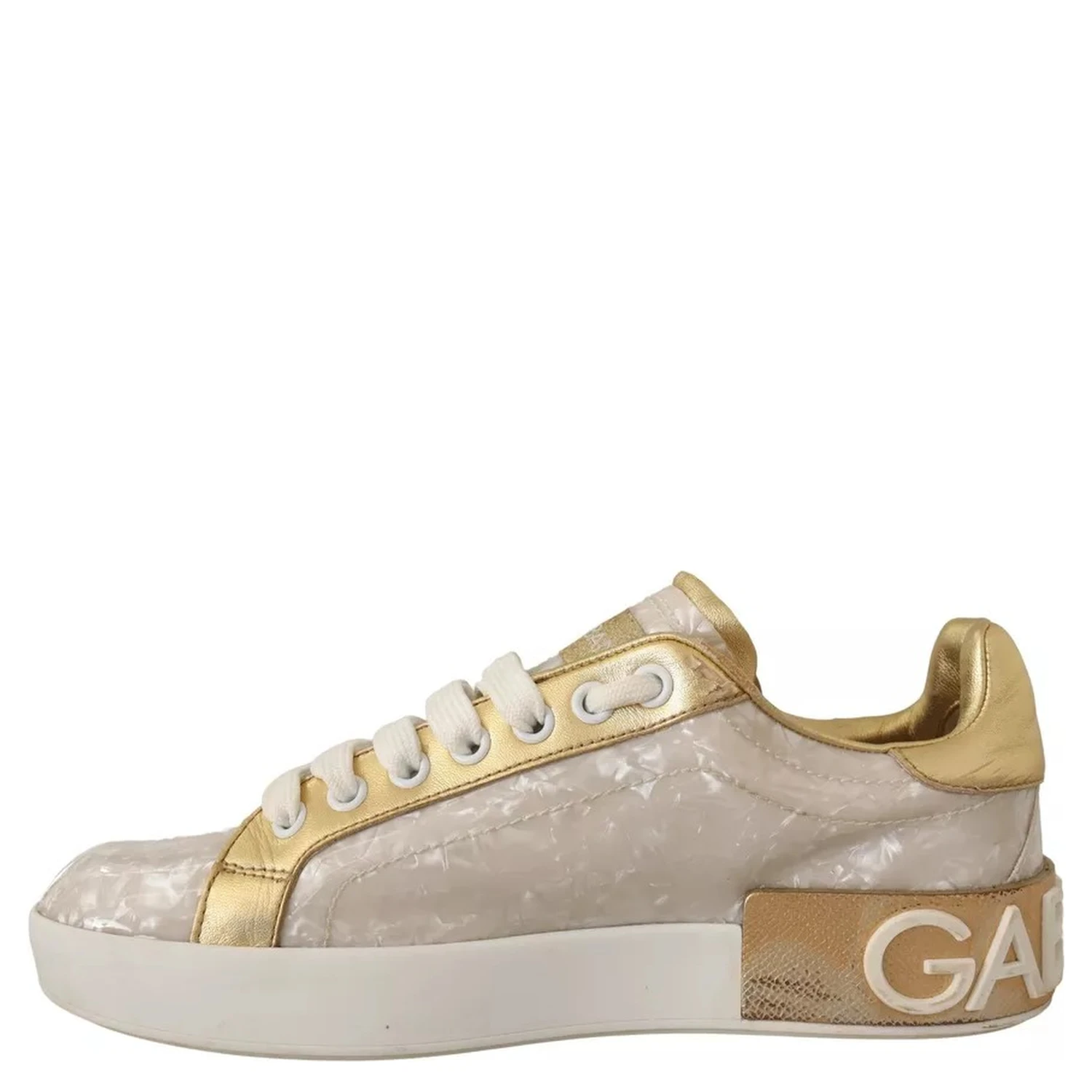 White Portofino Mother Of Pearl Sneakers Casual Shoes