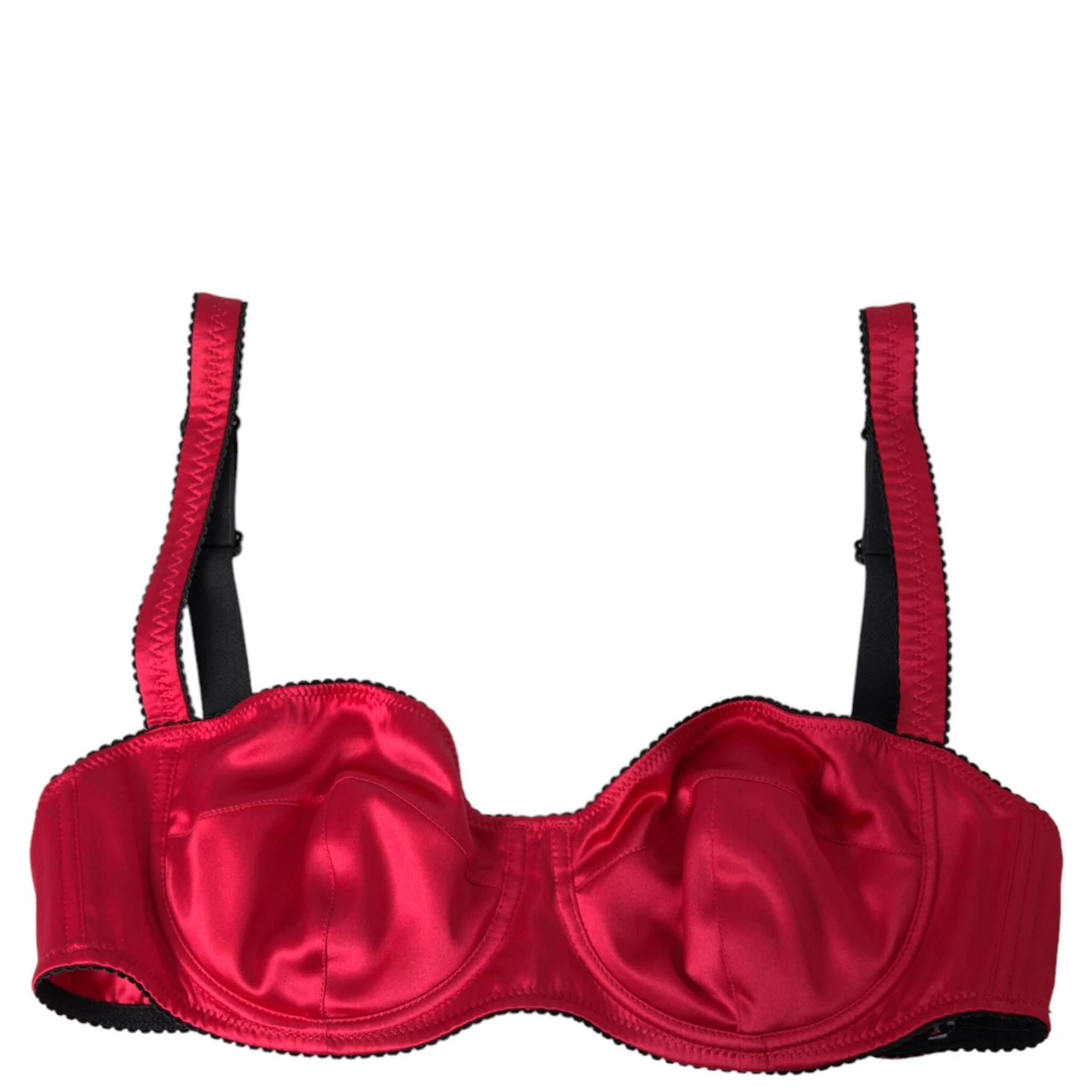 Bordeaux Silk Stretch Balconcino Bra Underwear