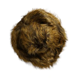 Brown Modacrylic Faux Fur Bucket Hat