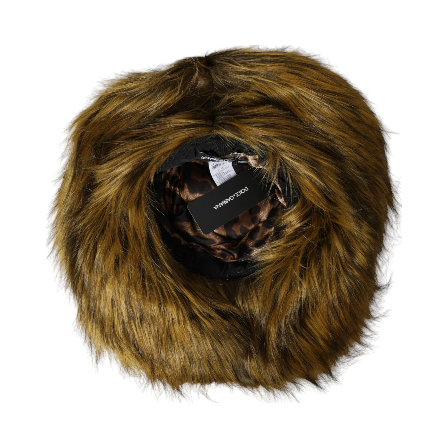Brown Modacrylic Faux Fur Bucket Hat