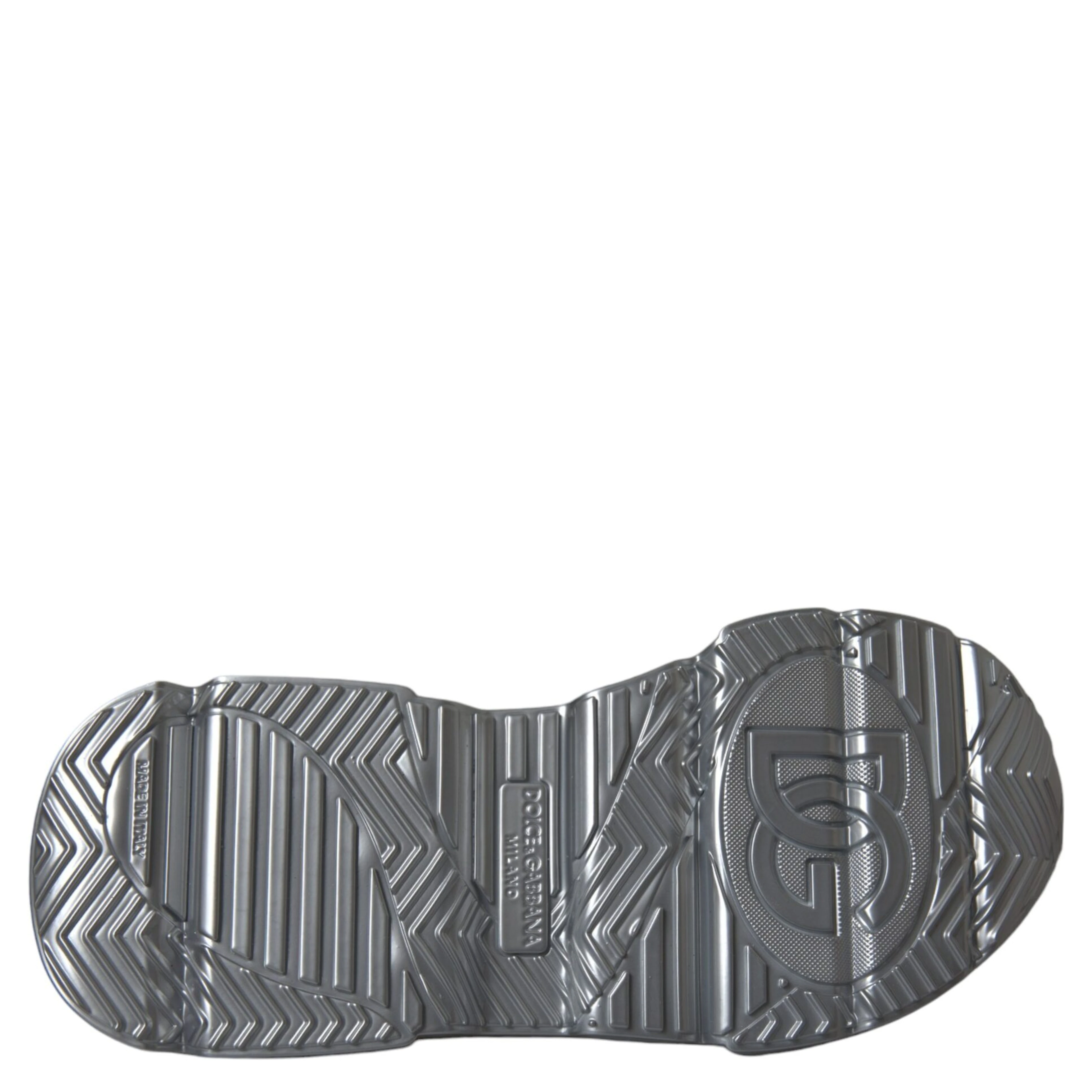Silver Iridescent DAYMASTER Leather Sneakers Shoes