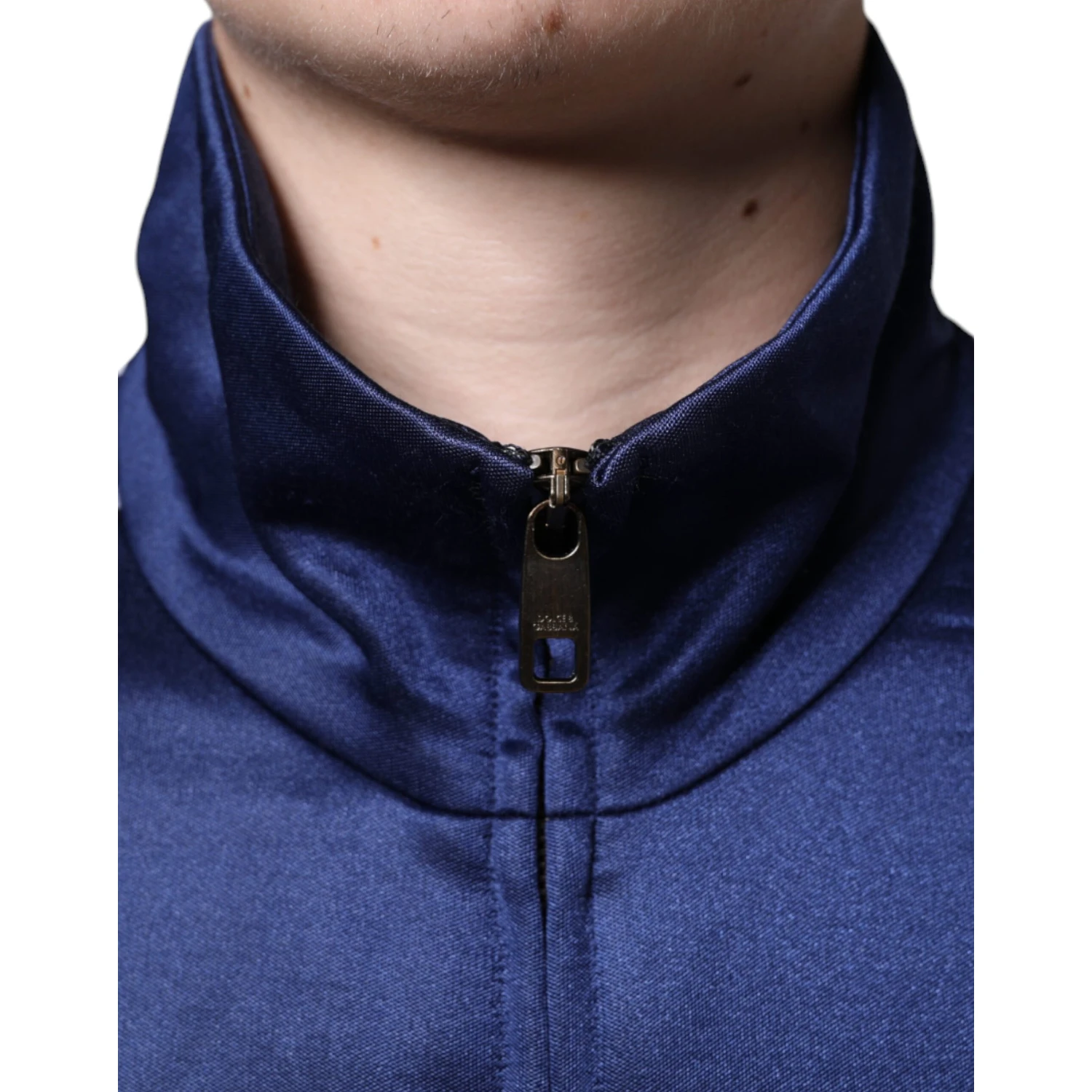Blue Heraldic Patch Stripe King Bee Sweater