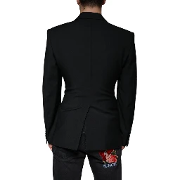 Black White Single Breasted Dress Blazer
