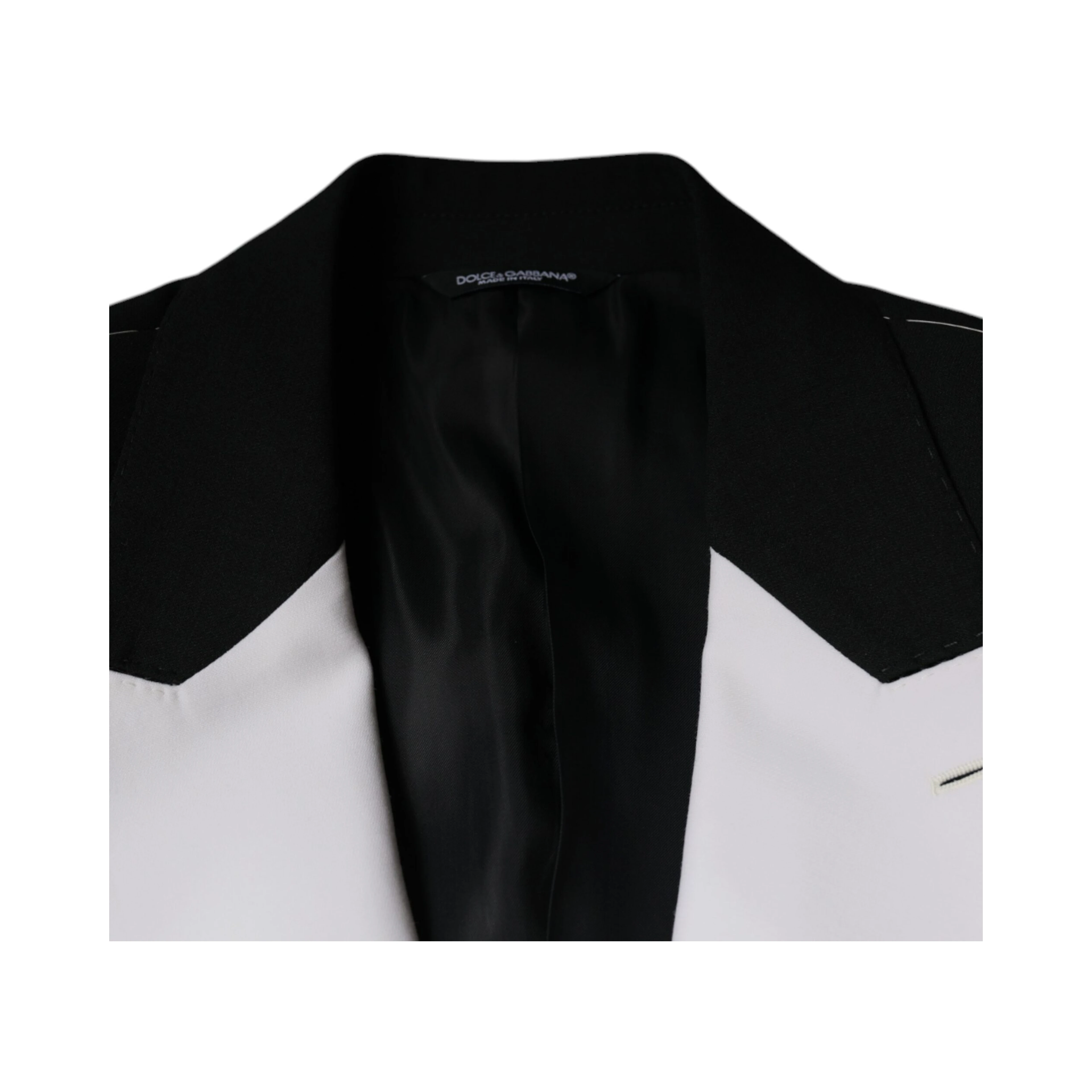 Black White Single Breasted Dress Blazer