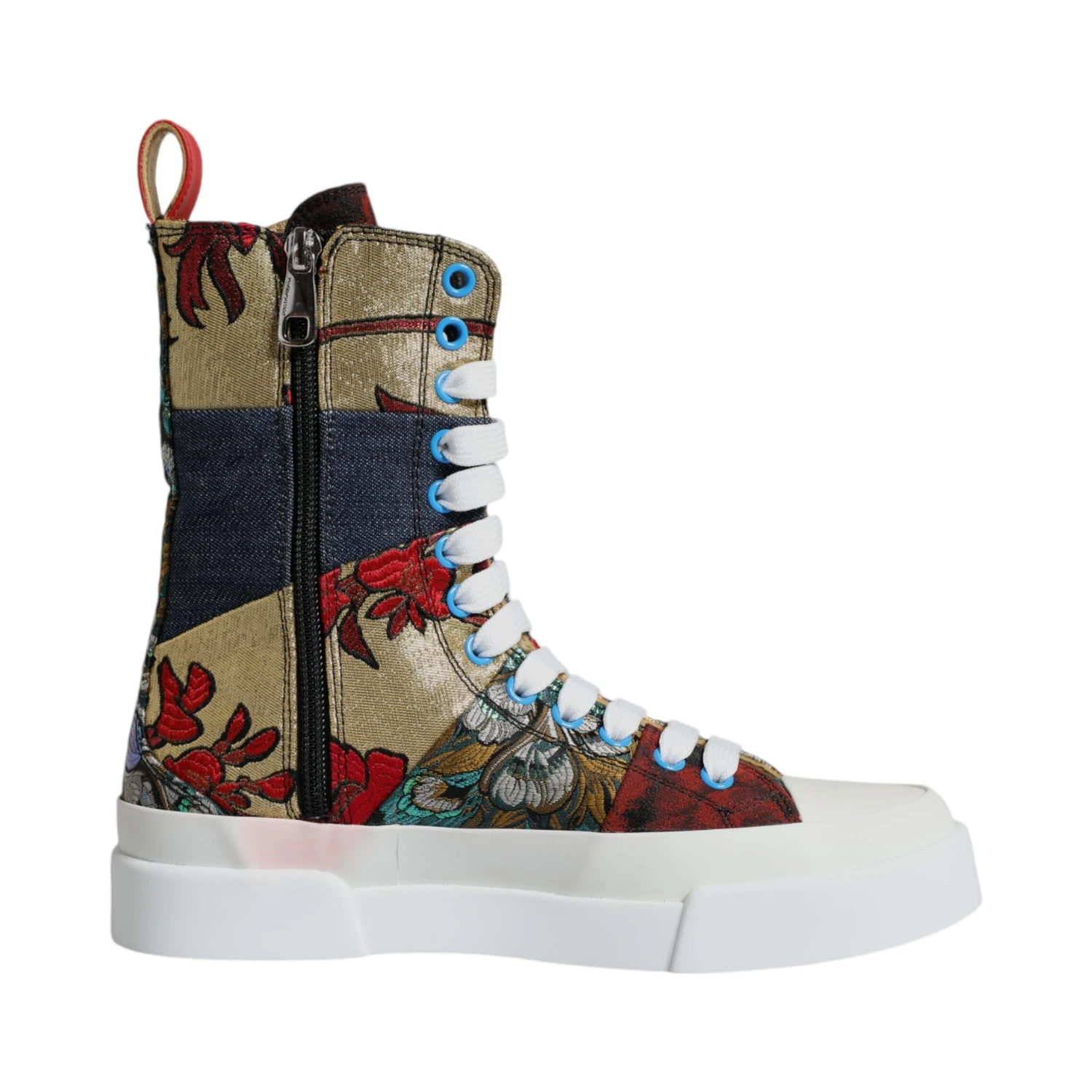 Multicolor Patchwork High Top Sneakers Shoes