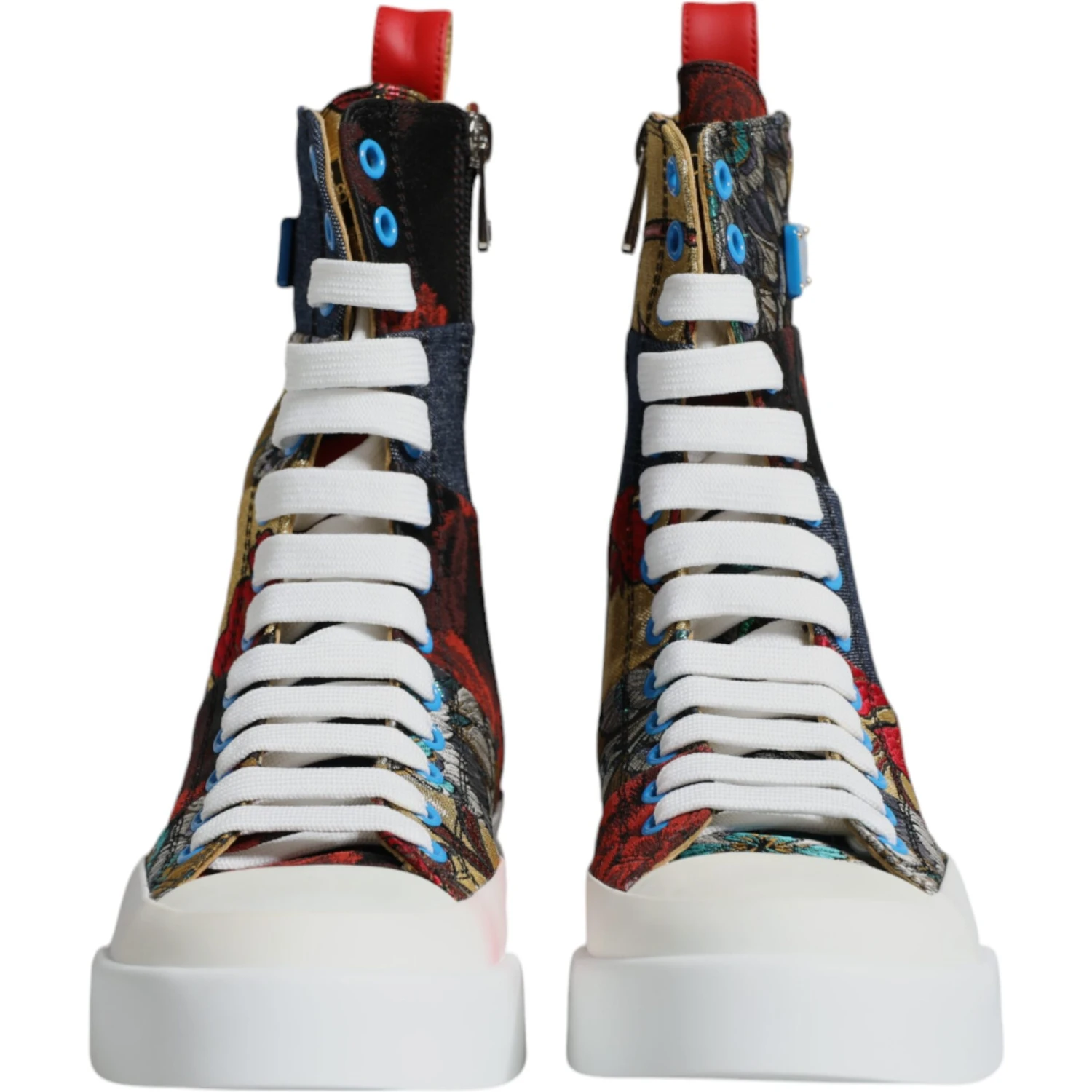 Multicolor Patchwork High Top Sneakers Shoes