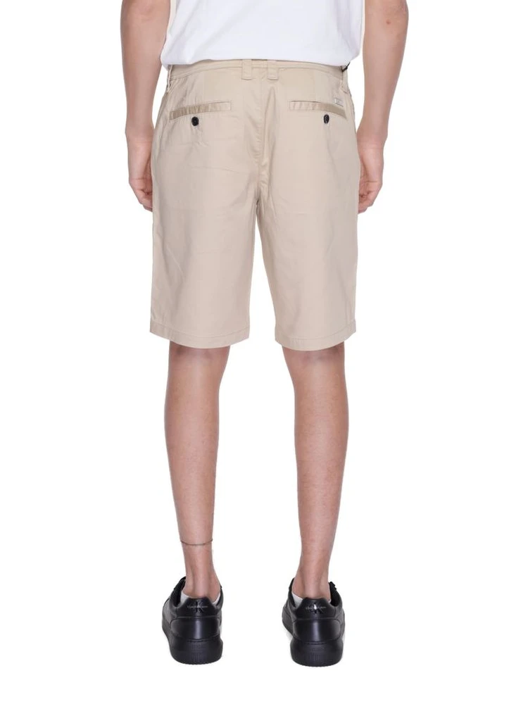 Beige Cotton Bermuda Shorts alternative