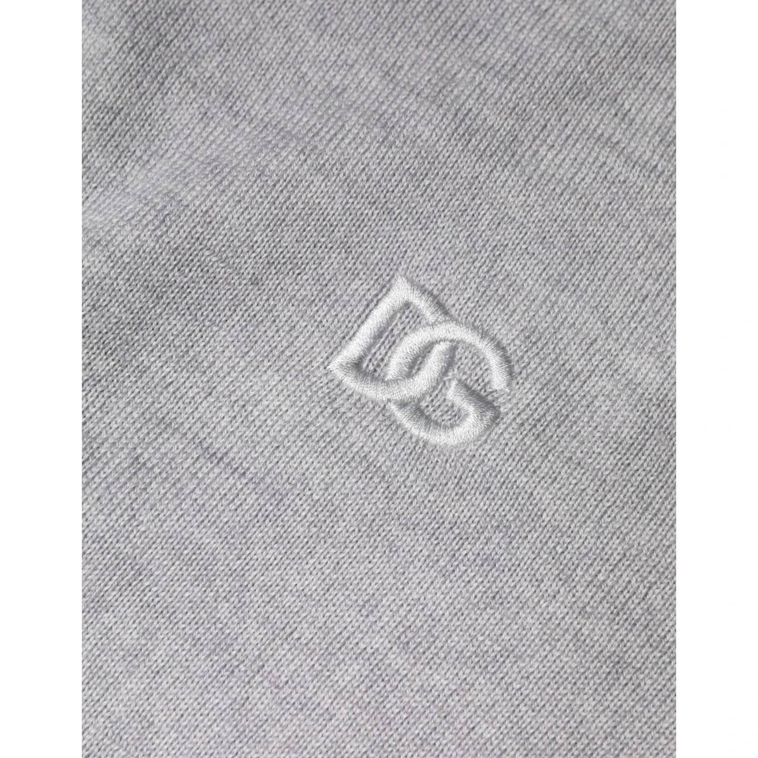 Light Gray Wool Crew Neck Pullover Sweater