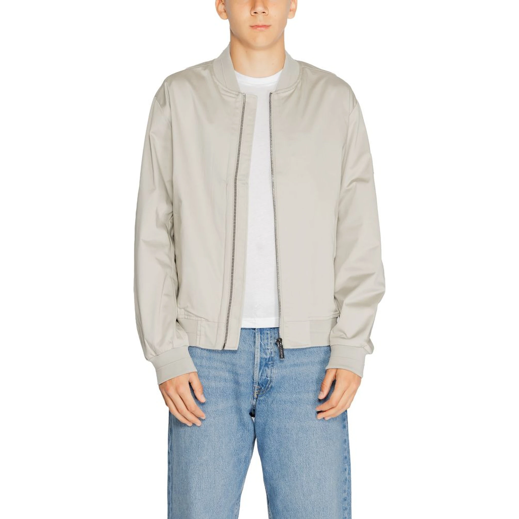 Gray Organic Cotton Bomber