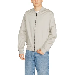 Gray Organic Cotton Bomber