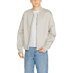 Gray Organic Cotton Bomber