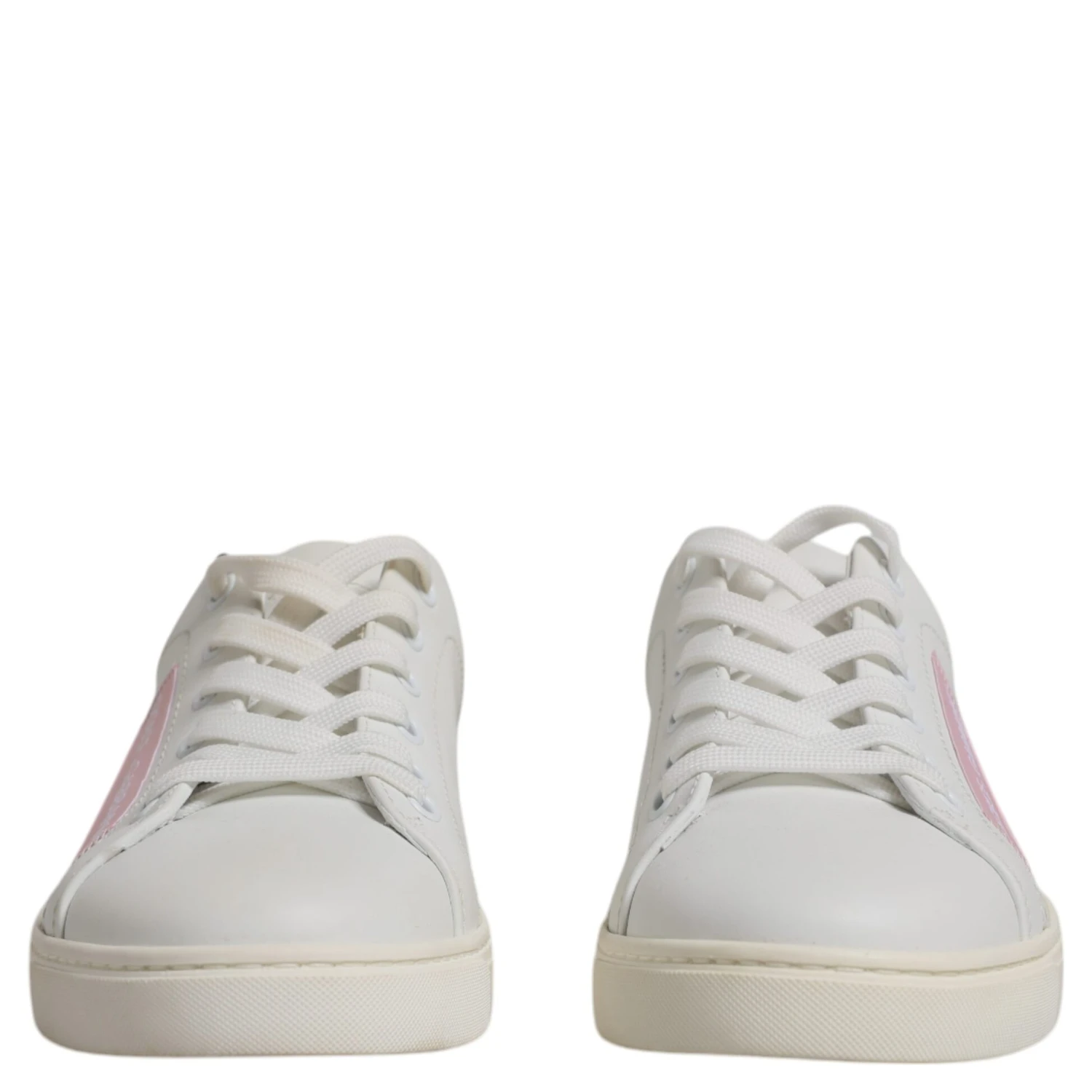 White Classic Calf Leather Sneakers Shoes