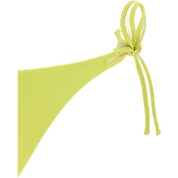 Yellow Polyamide Swim Briefs