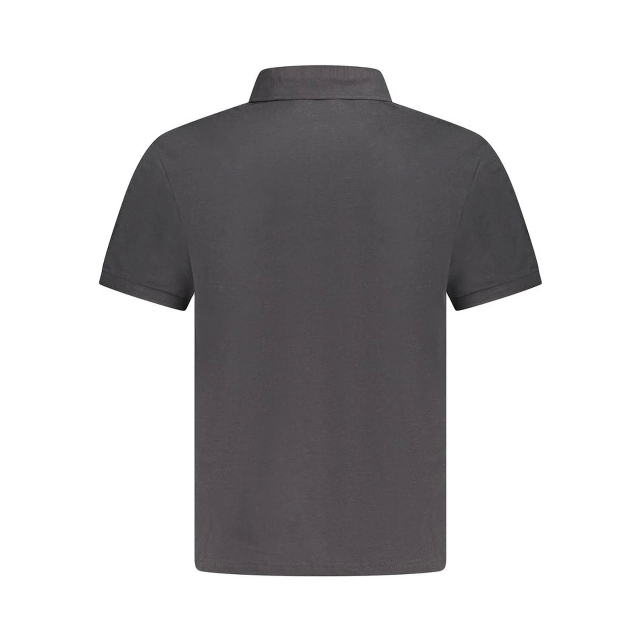 Black Cotton Polo Shirt