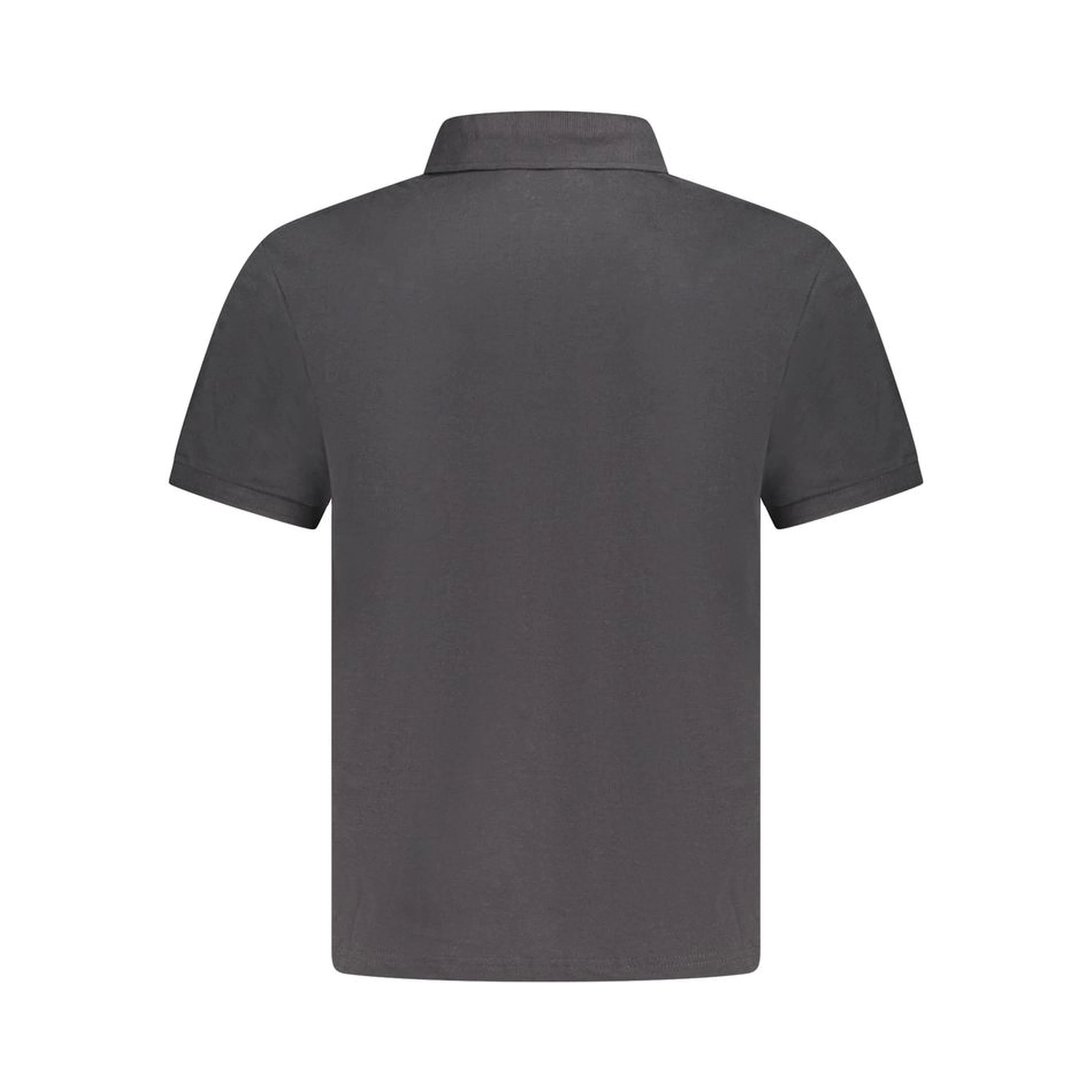 Black Cotton Polo Shirt