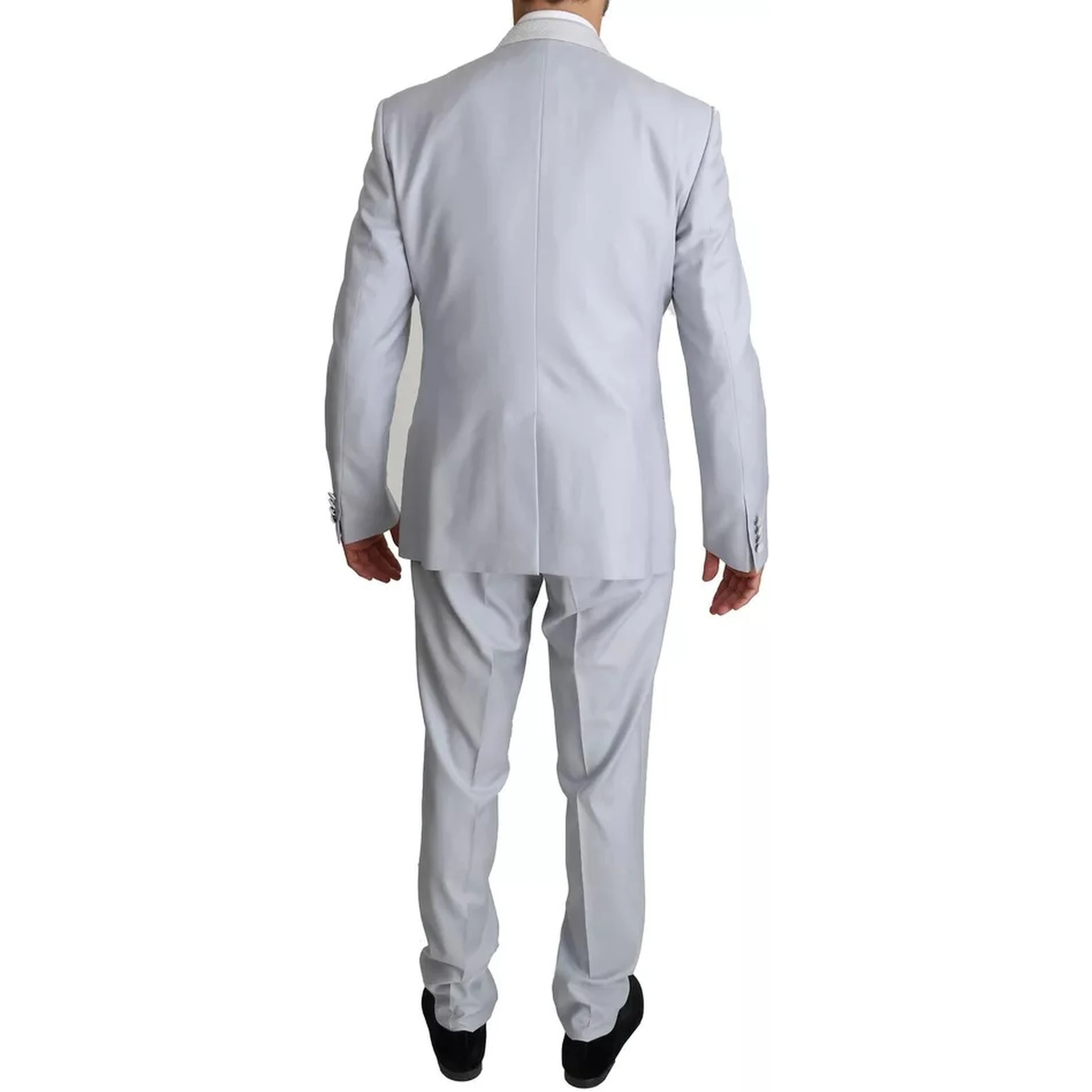 Light Blue SICILIA Wool 3 Piece Suit