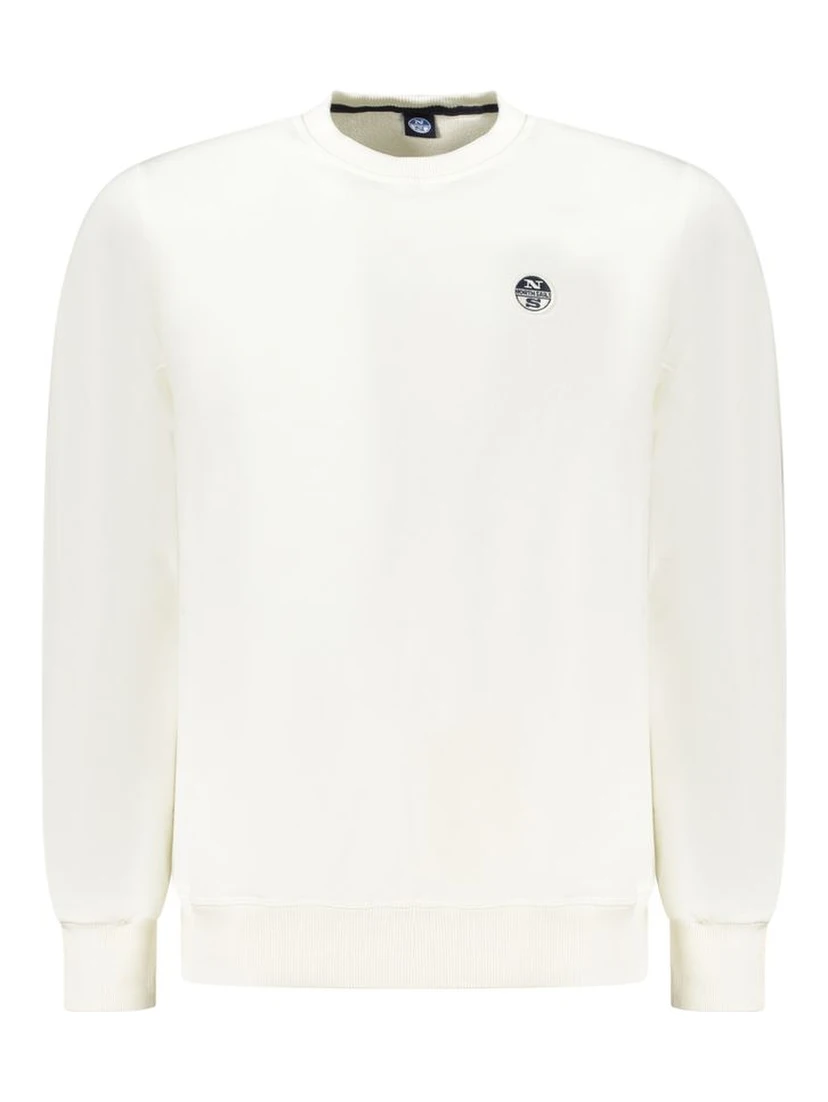 White Cotton Sweatshirt
